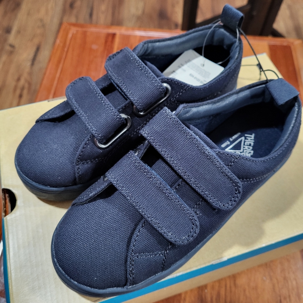 Blue Velcro Strap Sneakers for Everyday Comfort